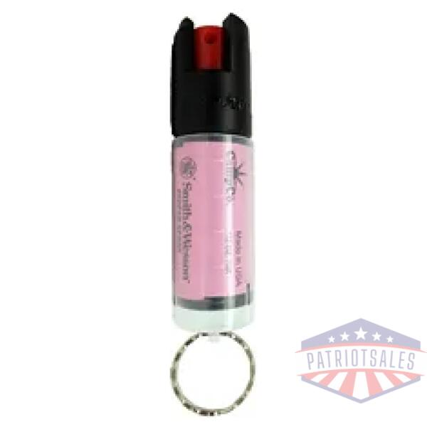 cbg s&w pepper spray .5oz keychn pnk