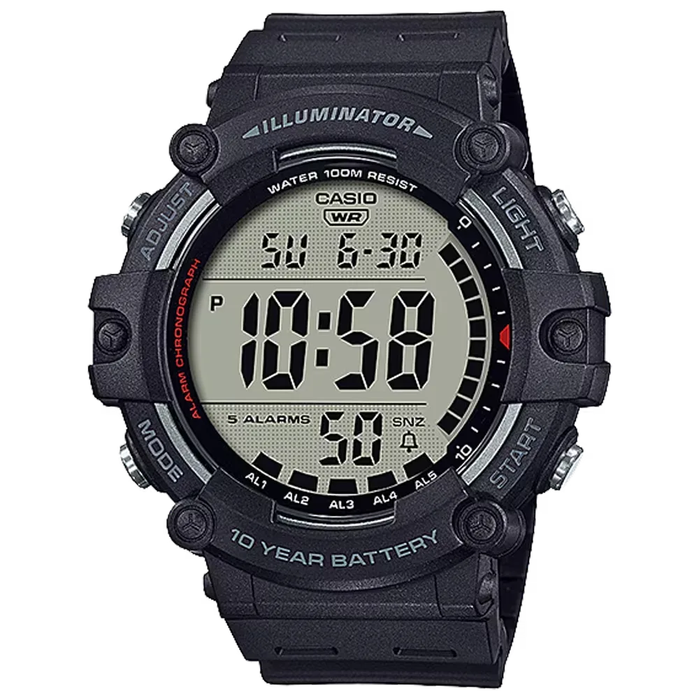 Classic Digital Watch W/ 10-Year Battery Classic digital watch w/ 10-year battery