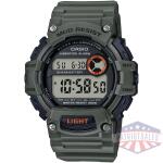 mud-resistant digital watch w/ vibration alarm