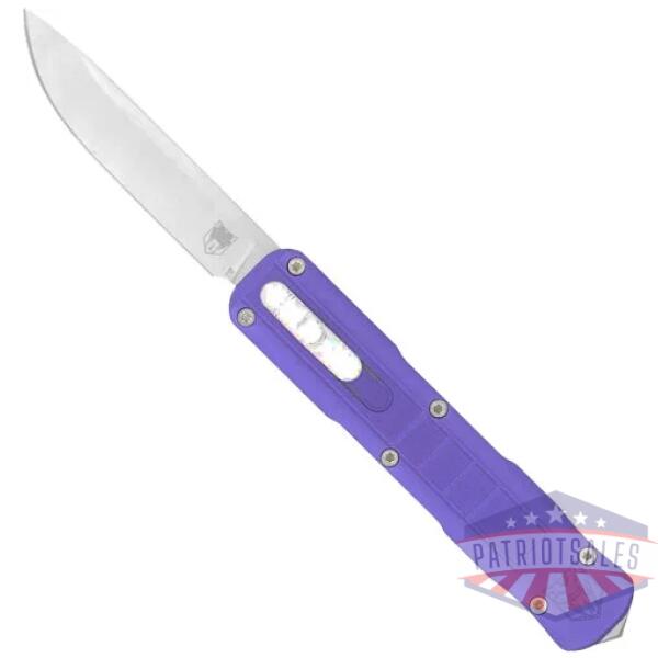 cobratec small raptor otf - purple 2.5" drop point
