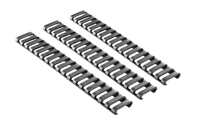 Ergo 18-Slot Lddr Rail Covers 3Pk Bk Ergo 18-slot lddr rail covers 3pk bk