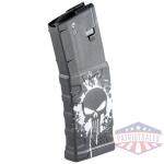 mft exd magazine ar15 5.56x45 - 30rd punisher splat white