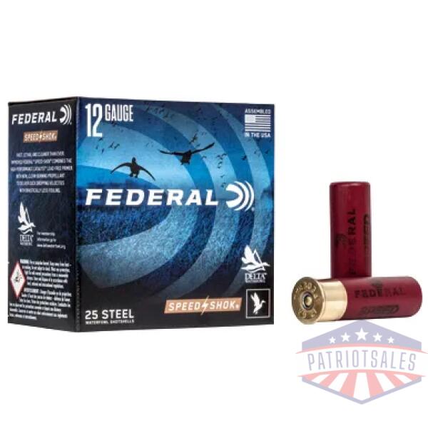 fed speed shok 12ga 3" #4 25/250