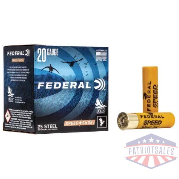 fed speed shok 20ga 3" #3 25/250