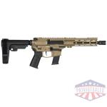 cmmg pistol banshee mk10 10mm - 8" 15rd w/ rip brace coy tan
