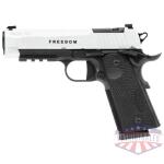 sig 1911 x 45acp 4.25" freedom - series (2)8rd g10 white/black
