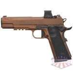 sig 1911 x 45acp 5" w/romeo-x - (2)8rd g10 steel coyote