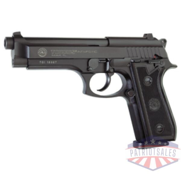 taurus 92 9mm 5" fs 17-shot - blued checkered rubber