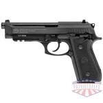taurus 92 9mm 5" fs 17-shot - blued checkered rubber