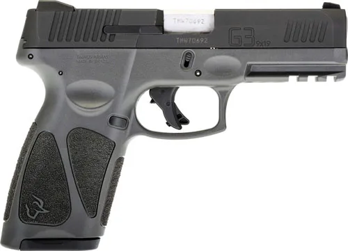 Taurus G3 9Mm 17-Shot 3-Dot - Adj. Grey/Black Polymer Taurus g3 9mm 17-shot 3-dot - adj. Grey/black polymer