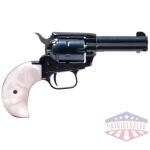 heritage 22lr/22wmr combo 3.5" - blued w/white birdshead grips