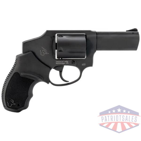 taurus 650 357mag 3" fixed - 5-shot black rubber
