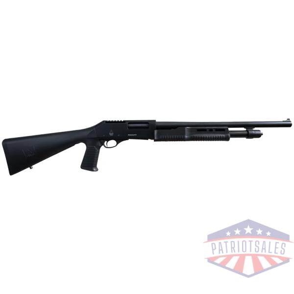 akkar 612 homestead defense - 12ga 3" 18.5" black polymer