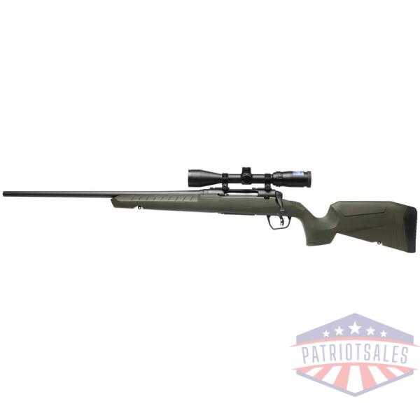 savage axis 2 xp 243 22" lh - w/3-9x40 matte/green