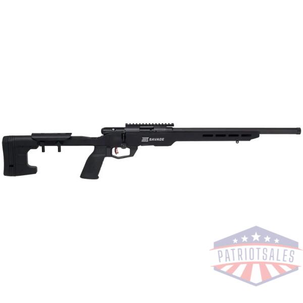 savage b22 precision 22wmr 18" - hb mdt chassis w/rail black