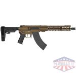 cmmg pistol banshee mk47 7.62x - 39mm 12.5" bronze w/rip brace