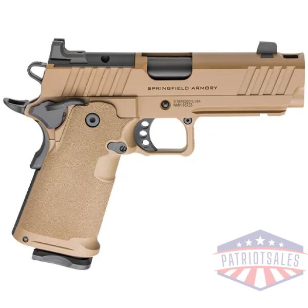 springfield 1911 ds prodigy - comp 9mm 4.25" coy brn 10rd