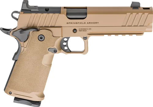 Springfield 1911 Ds Prodigy - Comp 9Mm 5&Amp;Quot; Coyote Brn 17/20Rd Springfield 1911 ds prodigy - comp 9mm 5" coyote brn 17/20rd