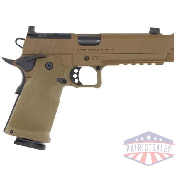 springfield 1911 ds prodigy - comp 9mm 5" coyote brown 10rd