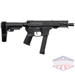 cmmg pistol banshee mkgs 9mm - 5" fixed ejector armor black