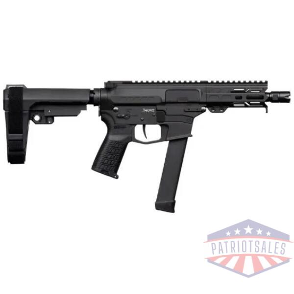 cmmg pistol banshee mkgs 9mm - 5" fixed ejector armor black