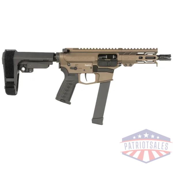 cmmg pistol banshee mkgs 9mm - 5" ejector rip brace bronze