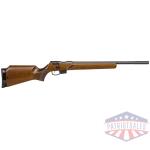 anschutz 1761 hb mpr 22lr - 21.4" blued/hardwood 2-stg