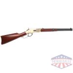 cimarron 1866 yellowboy 22lr - 19" brass/blued walnut