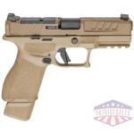 springfield echelon 9mm 4" - compact 15/18rd fde w/u-notch