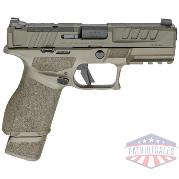 springfield echelon 9mm 4" - compact 15/18rd odg w/u-notch