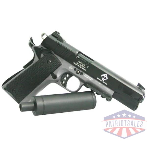 german sport 1911 ad-ops 22lr - 5" black/grey 10rd w/rail