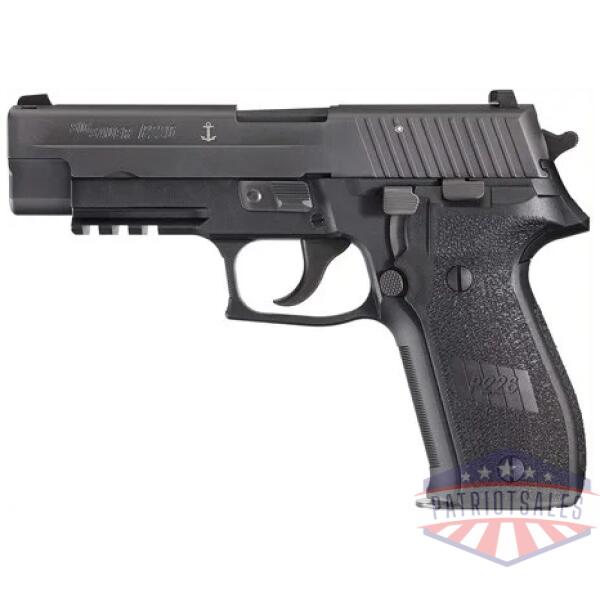 sig p226 mk25 9mm 4.4" siglite - (3)15rd us navy anchor black