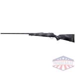 weatherby mark v live wild - 300wm 28" w/mb grey/black
