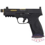 ed brown fueled m&p metal f1 - 9mm 17rd mags custom black