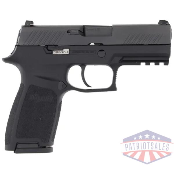 used sig p320 carry 9mm 3.9" - (3)17rd new badged warren pd