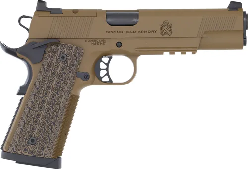 Springfield 1911 Trp 45Acp Aos - 5&Amp;Quot; 8Rd Coyote Brown Springfield 1911 trp 45acp aos - 5" 8rd coyote brown