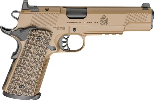 Springfield 1911 Trp 9Mm Aos - 5&Amp;Quot; 9Rd Coyote Brown Springfield 1911 trp 9mm aos - 5" 9rd coyote brown