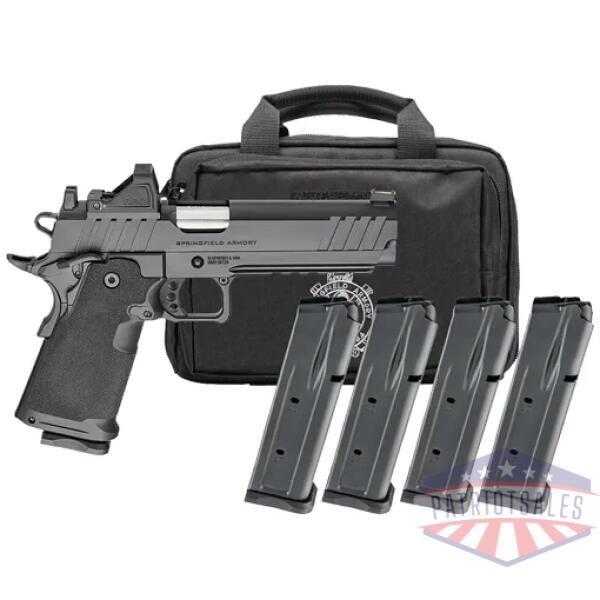 springfield 1911 ds prodigy - 9mm 5" 17/21rd 4 mags gear pac