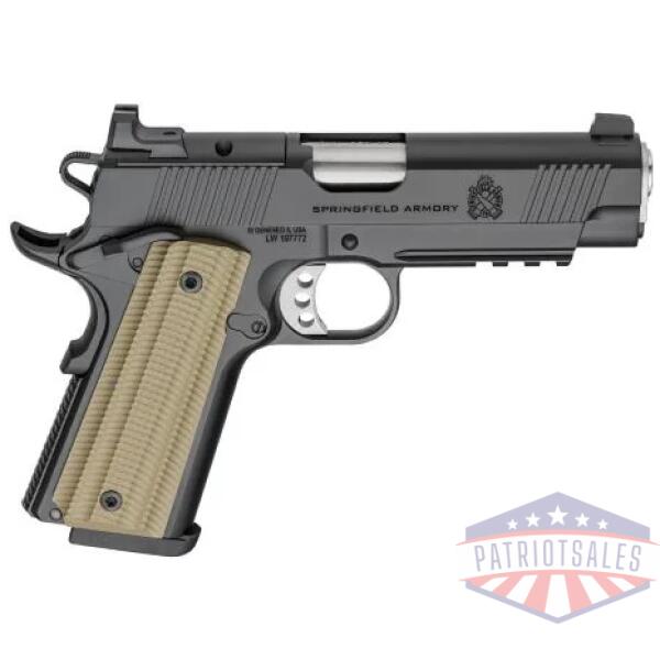 springfield 1911 operator aos - 45 acp 4.25" 8rd tritium blk