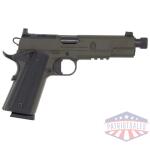 springfield 1911 operator aos - 45 acp 5" 8rd green threaded