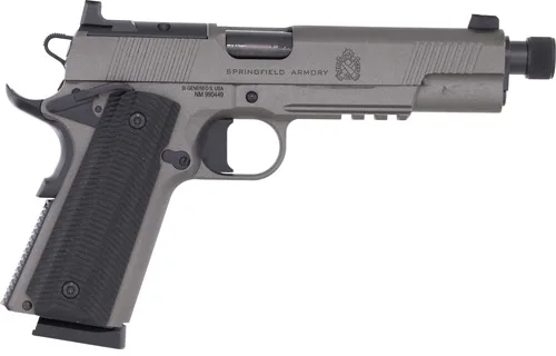 Springfield 1911 Operator Aos - 45 Acp 5&Amp;Quot; 8Rd Gray Threaded Springfield 1911 operator aos - 45 acp 5" 8rd gray threaded