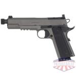 springfield 1911 operator aos - 45 acp 5" 8rd gray threaded