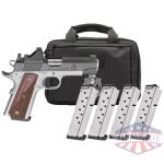 springfield 1911 ronin 45 acp - 4.25" 8rd 4 mags gear pac