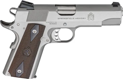 Springfield 1911 Garrison - 9Mm 4.25&Amp;Quot; 9Rd Ss/Walnut Springfield 1911 garrison - 9mm 4. 25" 9rd ss/walnut