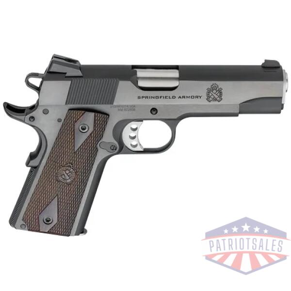springfield 1911 garrison 4.25 - 45acp 7rd blued/laminate grips