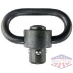 grovtec single hd push button - swivel black 1 1/2" 1-pack