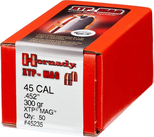 Hornady Bullets 45 Cal .452 - 300Gr Jhp Mag 50Ct 15Bx/Cs Hornady bullets 45 cal. 452 - 300gr jhp mag 50ct 15bx/cs