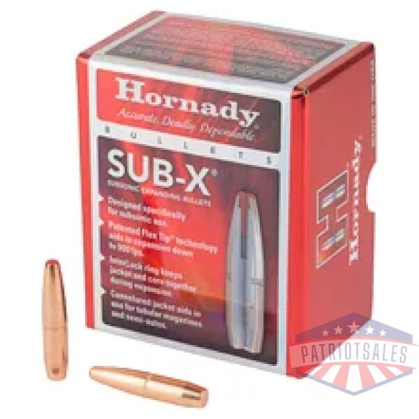 hrndy 338cal .338 307gr sub-x 50ct
