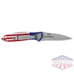 kershaw leek 3" usa flag/slv