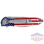 kershaw leek 3" usa flag/slv